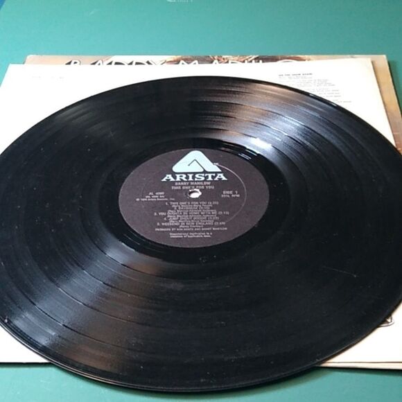 Barry Manilow This One's For You Vinyl Record - Picture 8 of 12